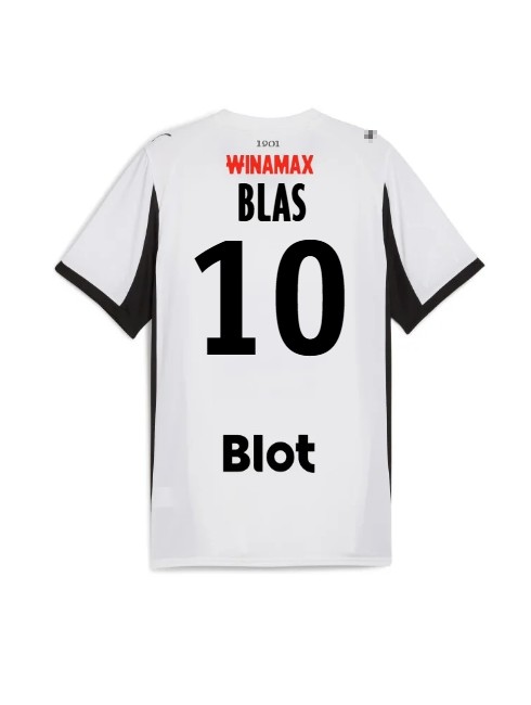 Moški Nogometna dresi replika Stade Rennais Ludovic Blas #10 Gostujoči 2025-26 Kratek rokav Moški Nogometna dresi replika Stade Rennais Ludovic Blas #10 Gostujoči 2025-26 Kratek rokav